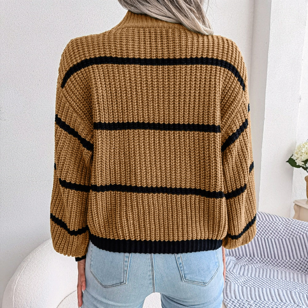 Striped Ribbed Jumper | Effortless style for any occasion