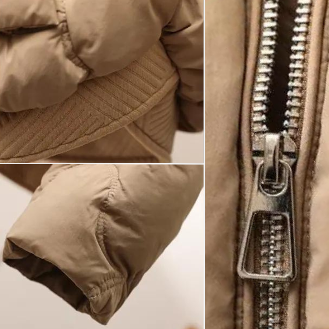 Quilted Hooded Jacket | Lightweight Winter Warmth