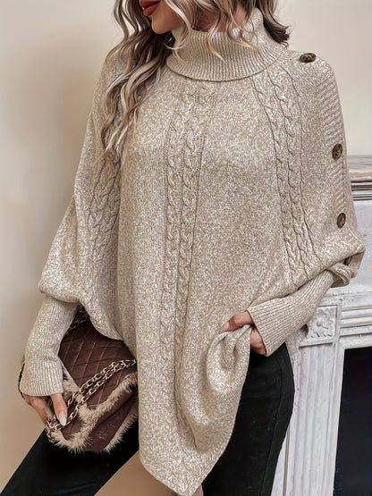 Poncho Knit Jumper | Effortless Comfort