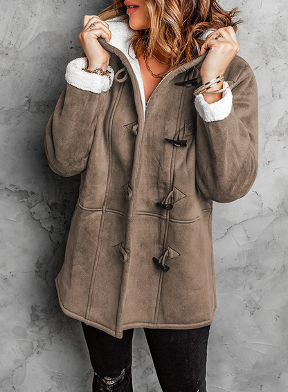 Suede Winter Coat | Cosy Everyday Essential