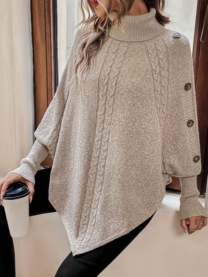 Poncho Knit Jumper | Effortless Comfort