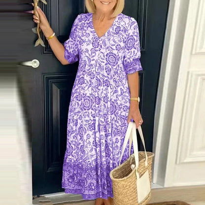 Rivora | Boho Flow Dress with Relaxed Spirit