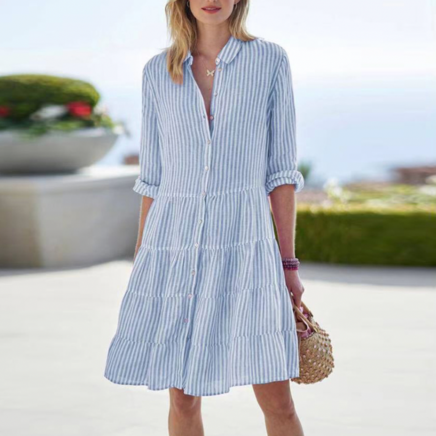 Serelle | Women's Light Breeze Day Dress for Calm Moments