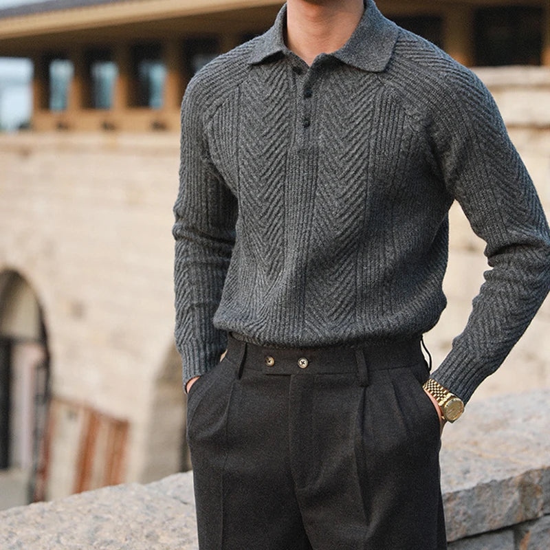 Kevin - Polo Sweater for Men