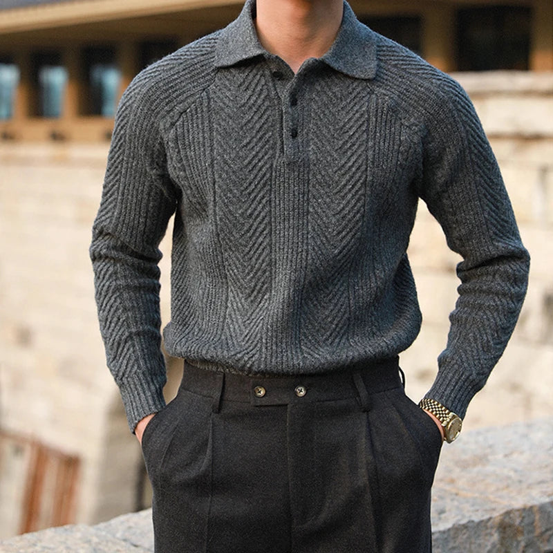 Kevin - Polo Sweater for Men