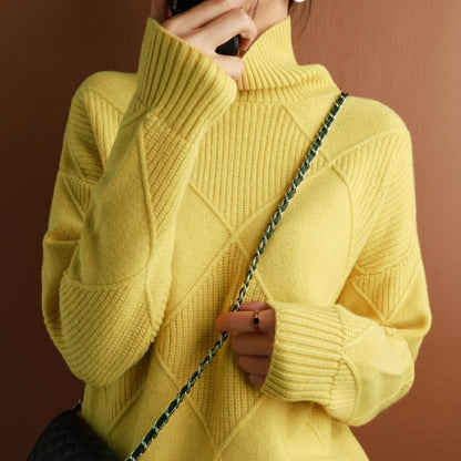 Turtleneck Jumper | Soft Texture Warmth