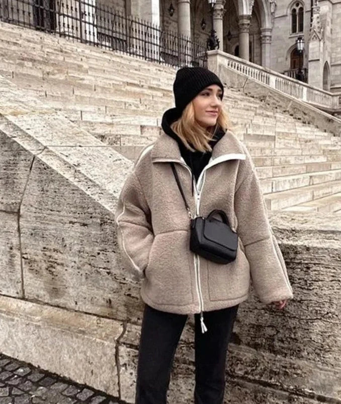 Women's Fleece Jacket | Natural Warmth & Cosy Style