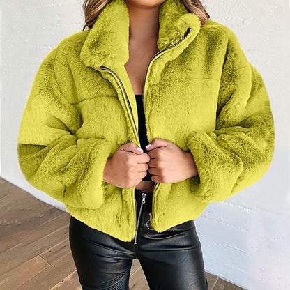 Faux Fur Jacket | Winter Chic