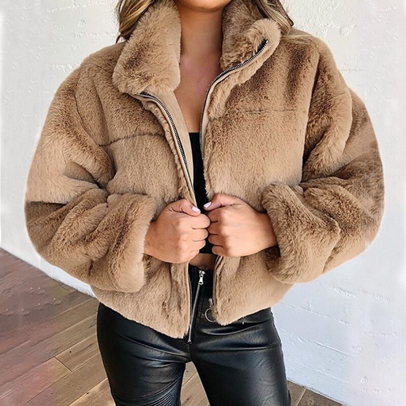 Faux Fur Jacket | Winter Chic