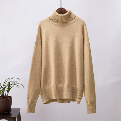 Roll Neck Knit Jumper | Warmth and simplicity combined