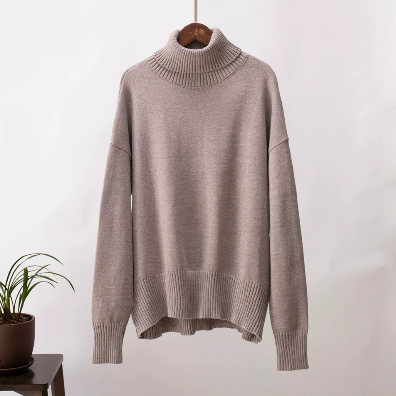 Roll Neck Knit Jumper | Warmth and simplicity combined
