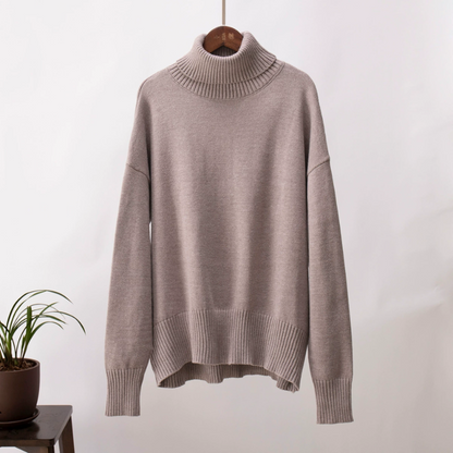 Roll Neck Knit Jumper | Warmth and simplicity combined