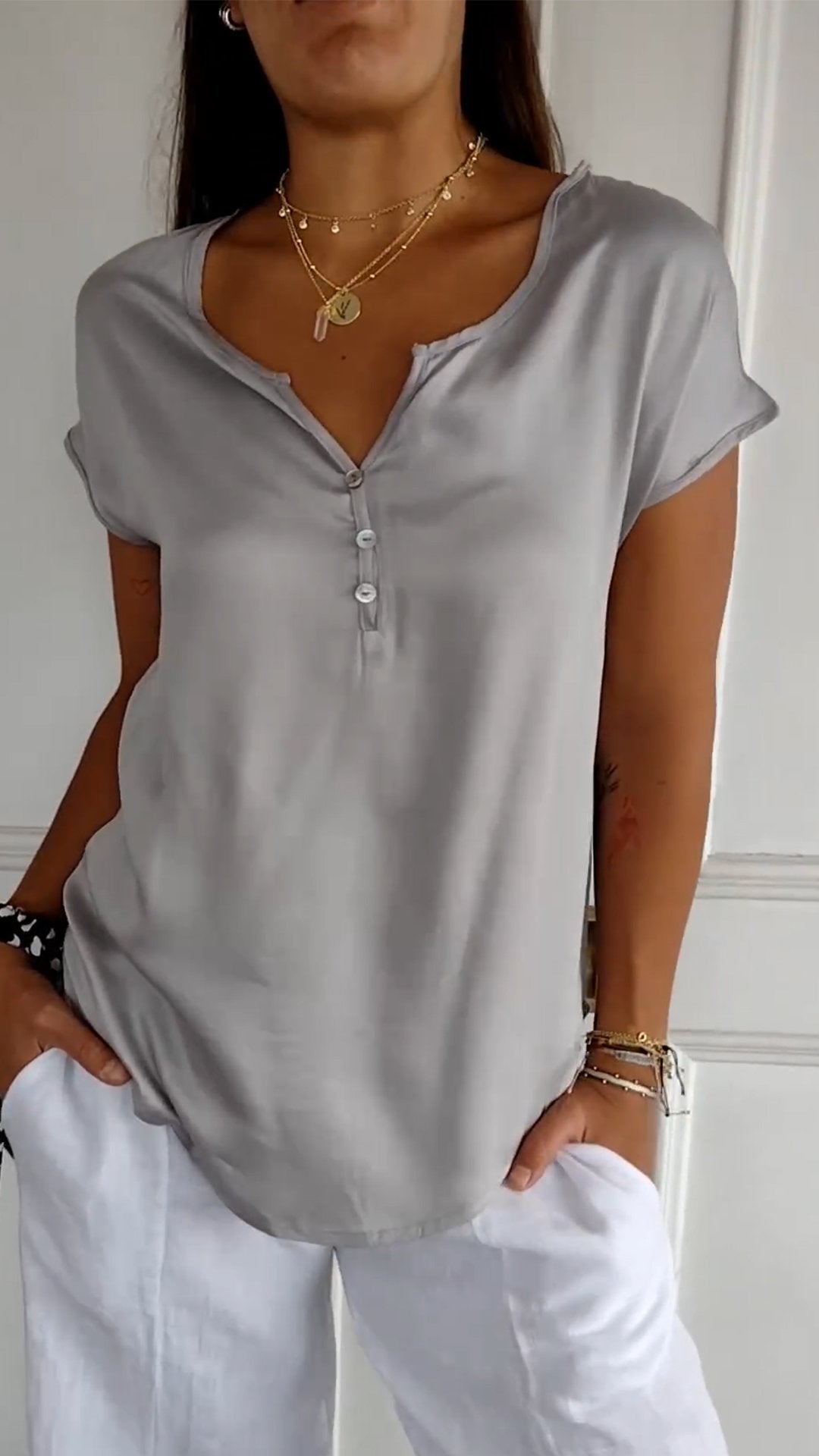 Lunelle | Lightweight Blouse with Relaxed Fit