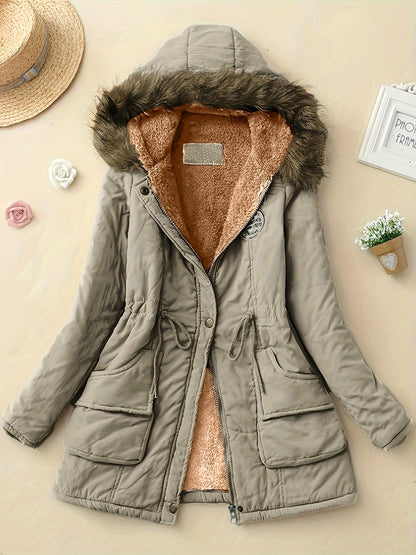 Fleece Parka Jacket for Women | Cold Weather Essential