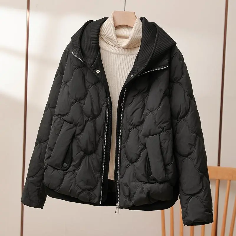 Quilted Hooded Jacket | Lightweight Winter Warmth